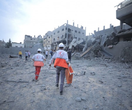 جمعية الهلال الأحمر الفلسطيني تحذّر من الأزمة الإنسانية في قطاع غزة