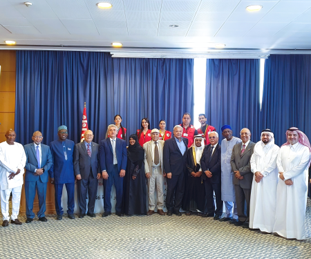 مشاركة الهلال الأحمر الفلسطيني في الدورة الثامنة والثلاثين للجنة الإسلامية للهلال الدولي بتونس