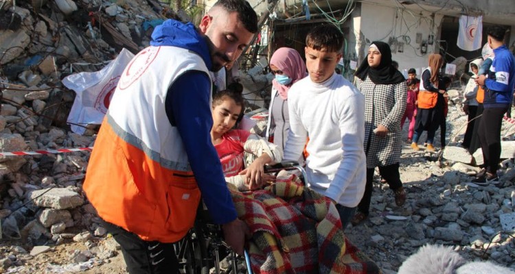 تقرير استجابة جمعية الهلال الأحمر الفلسطيني في الضفة الغربية وقطاع غزة